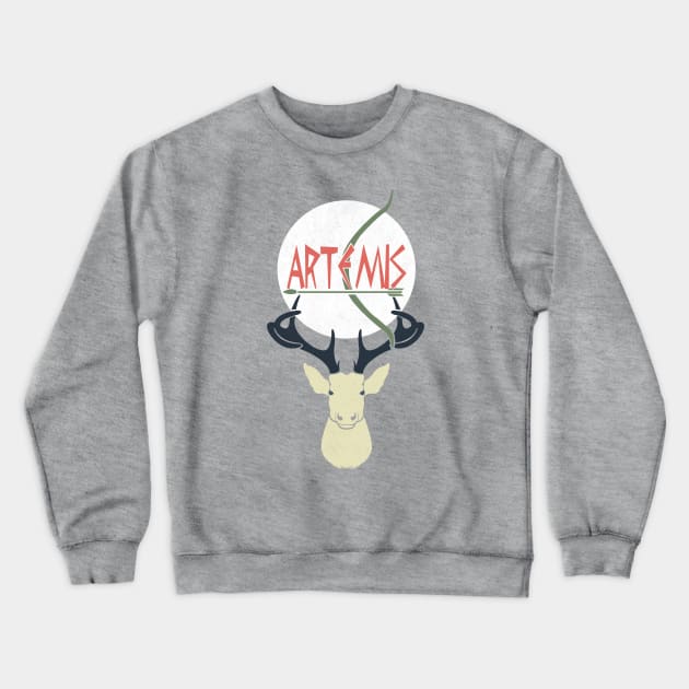 Artemis Crewneck Sweatshirt by Art by Angele G